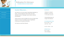 Tablet Screenshot of drhoermann.com